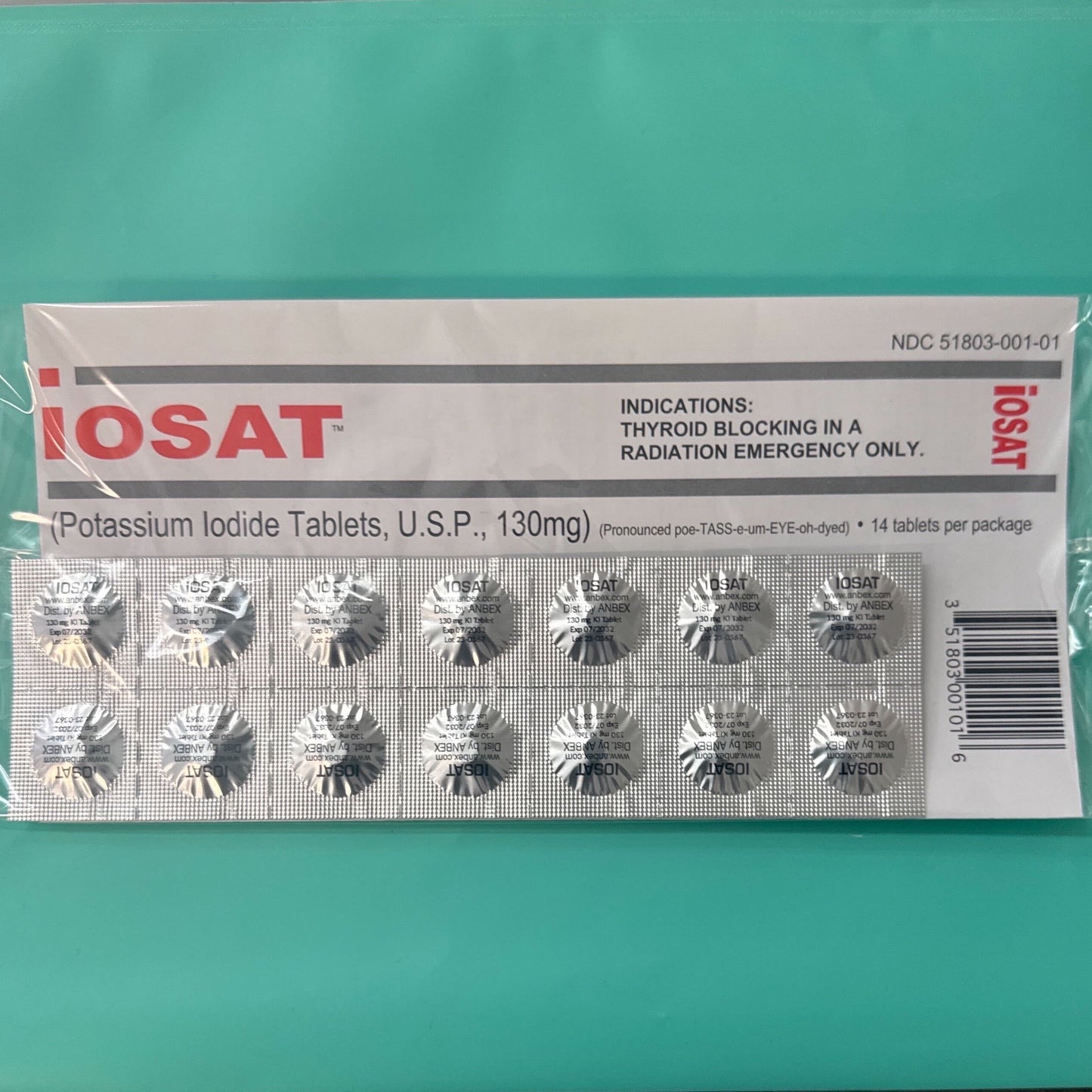 Potassium Iodide (KI) Tablets