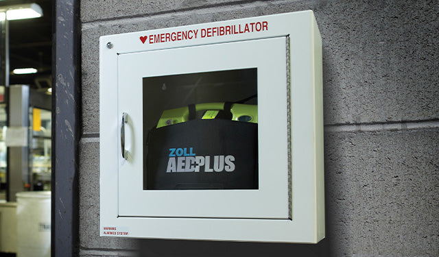 Zoll AED Plus Standard Wall Cabinent